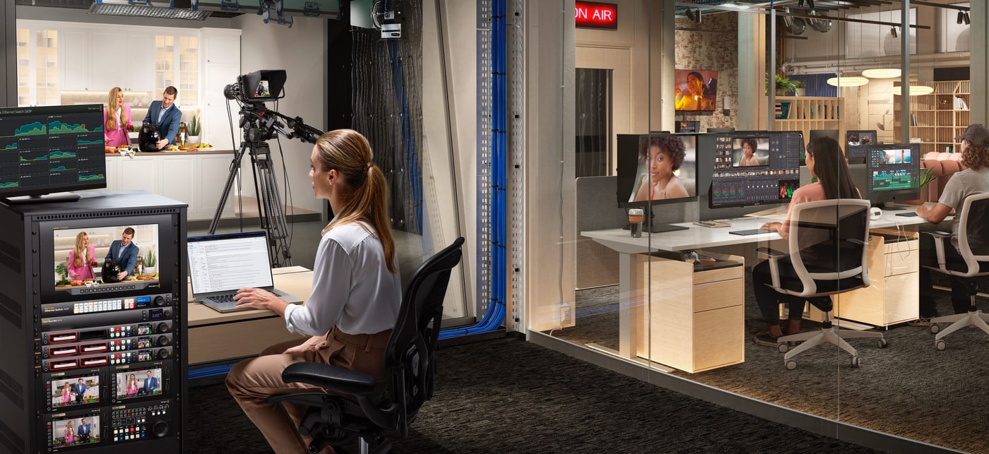 Blackmagic Ethernet Switch 820 – Leistungsstarker Switch mit Kühlung von vorn nach hinten