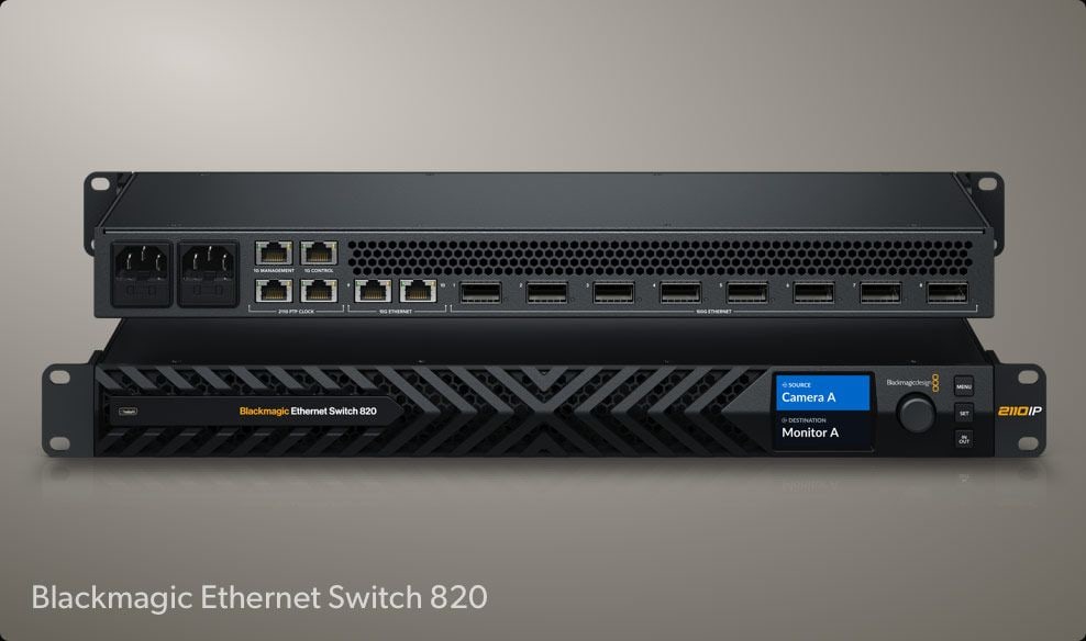 HyperDeck ISO Recorder 100G – Direkt in einen 100G-Switch