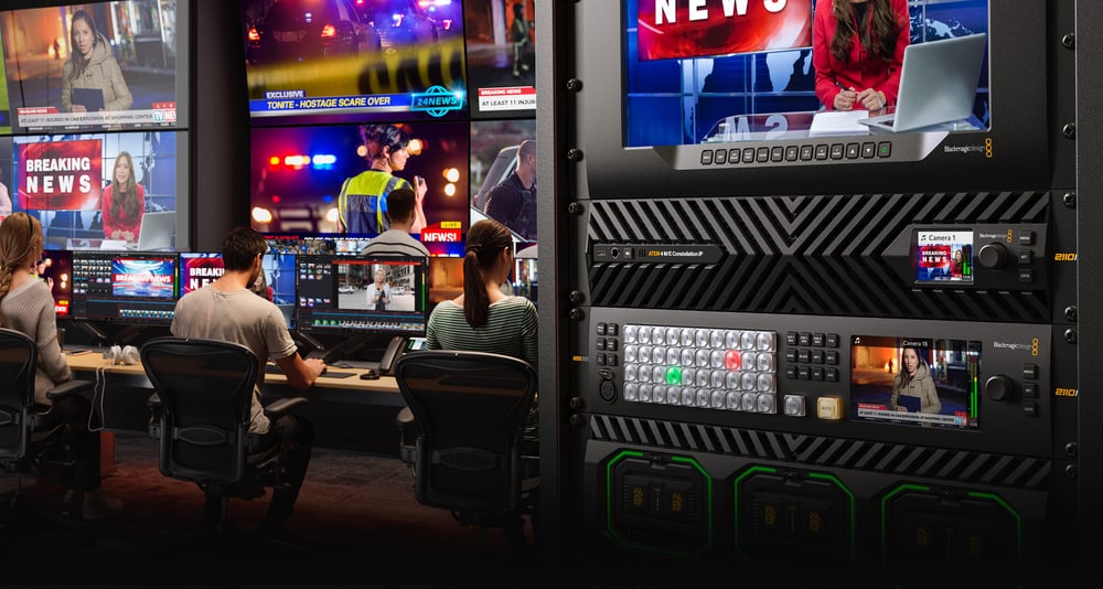 ATEM 4 M/E Constellation IP Plus – Normwandlung an jedem Eingang