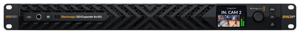 Blackmagic SDI Expander 8x12G – Kontrolle direkt im Rack