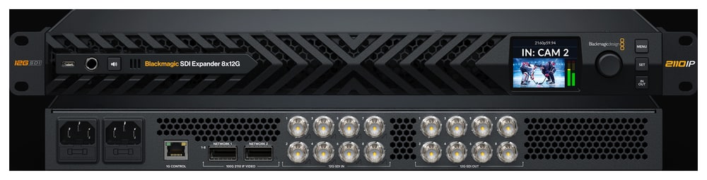 Blackmagic SDI Expander 8x12G – Robuste Brücke zwischen SDI und IP