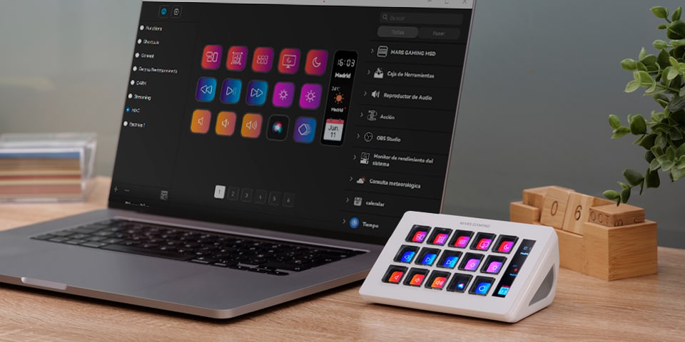 Mars Gaming MSD-ONE – Software mit Szenen und Plug-ins