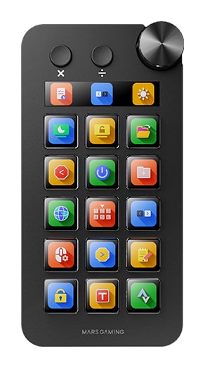 Mars Gaming MSD-NEO – 15 dynamische LCD-Tasten