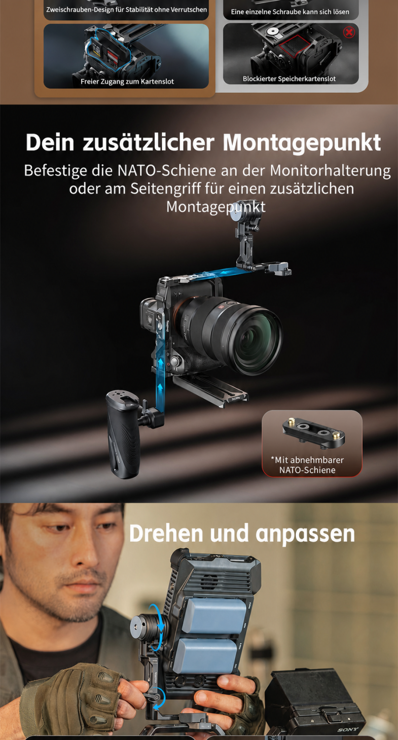SmallRig Monitor Support 6314 – německá infografika 4
