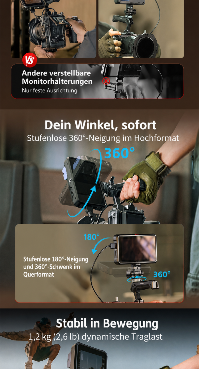 SmallRig Monitor Support 6314 – německá infografika 6
