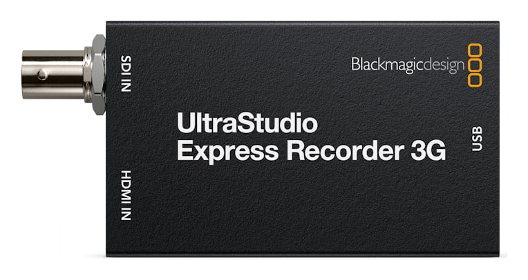UltraStudio Express Recorder 3G – Zwei professionelle Eingänge