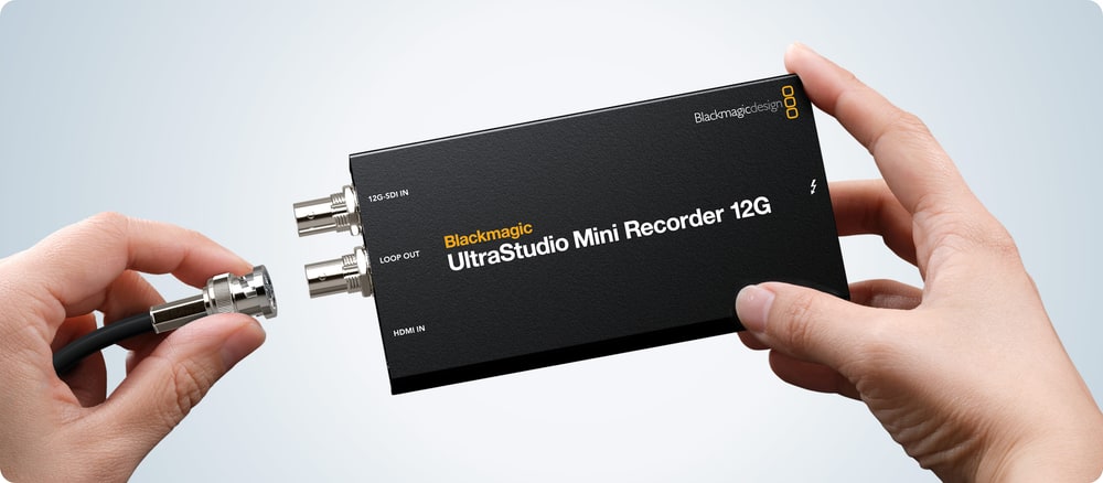 UltraStudio Mini Recorder 12G – Kompakte Aufnahme für jedes Setup