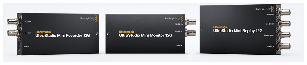 UltraStudio Mini Recorder 12G – Drei Modelle der Serie UltraStudio Mini 12G