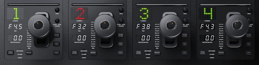 ATEM Camera Control Panel – Joystick für Blende und Master Black