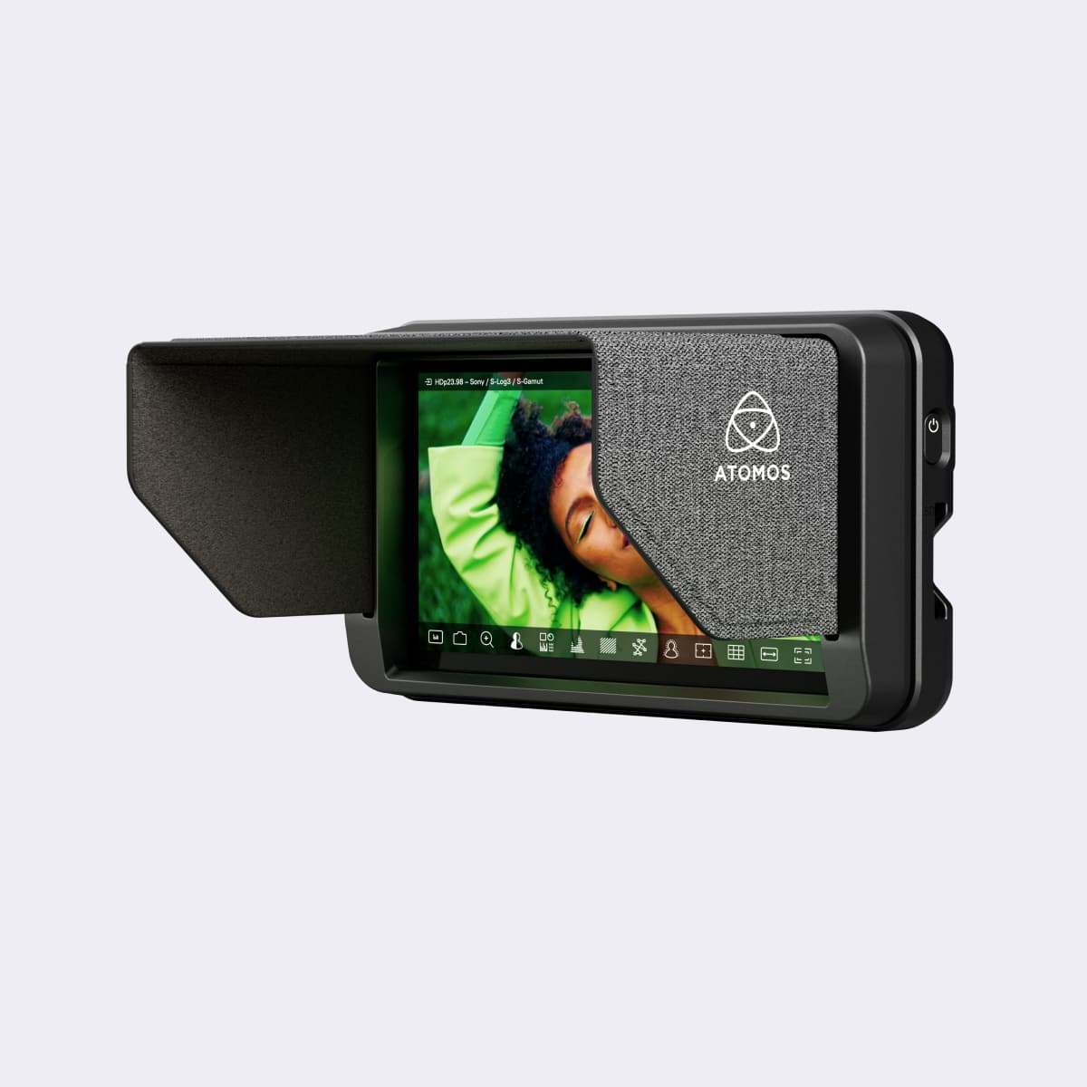 Atomos Sonnenblende am Shinobi-II-Monitor