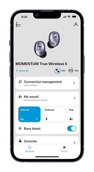 Sennheiser MOMENTUM True Wireless 5 Graphite – Klang nach Ihrem Gehör