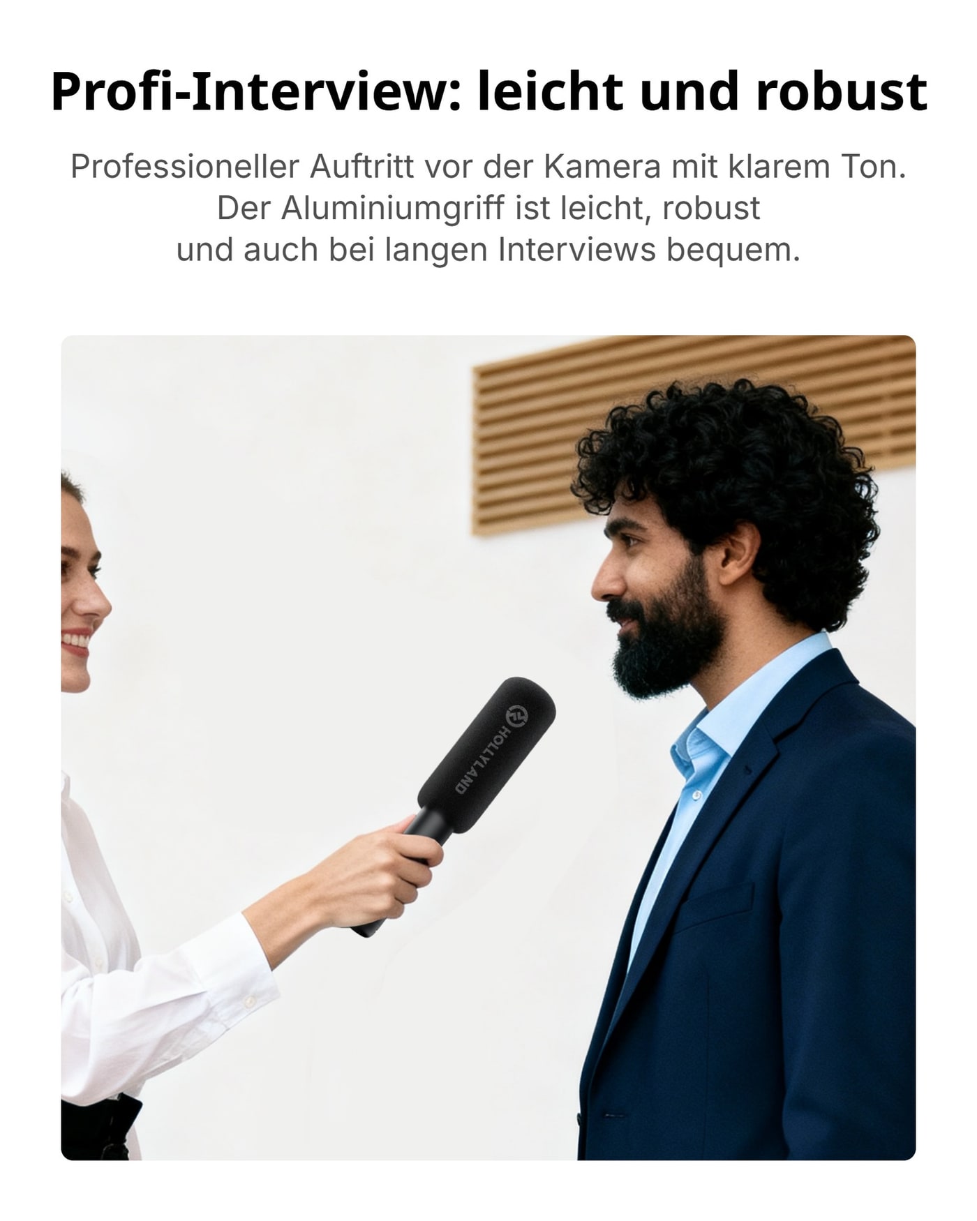 Professioneller Auftritt