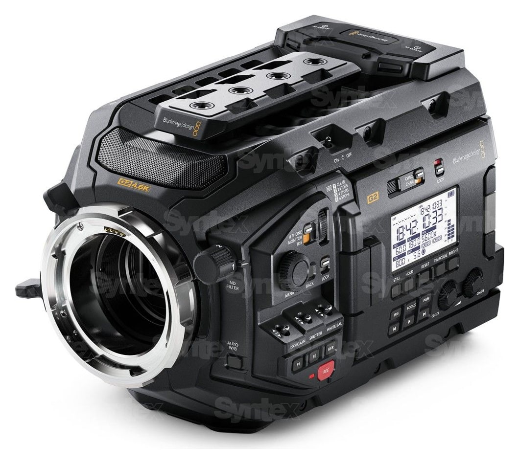 Blackmagic URSA Mini Pro 4.6K G2 – Wechselbares EF-, PL-, B4- und F-Bajonett