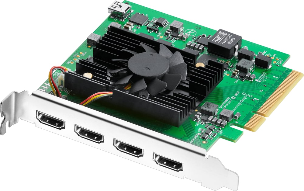 DeckLink Quad HDMI Recorder – Vier konfigurierbare Aufnahmekarten in einer