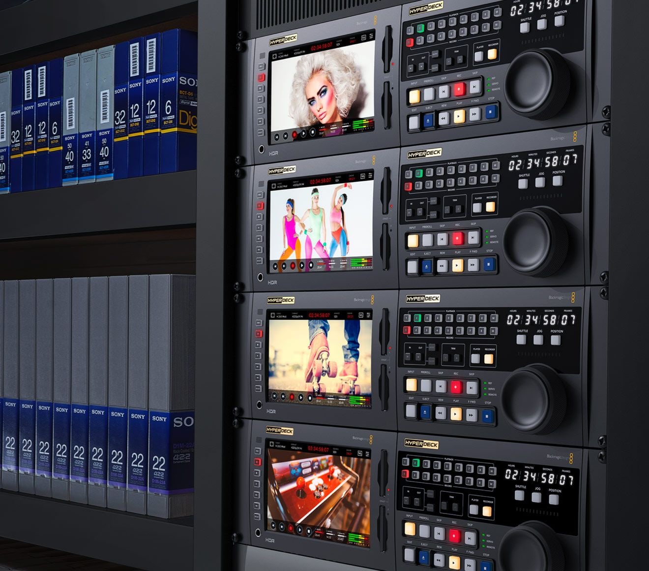 HyperDeck Extreme Control – Archivierung älterer Sendungen
