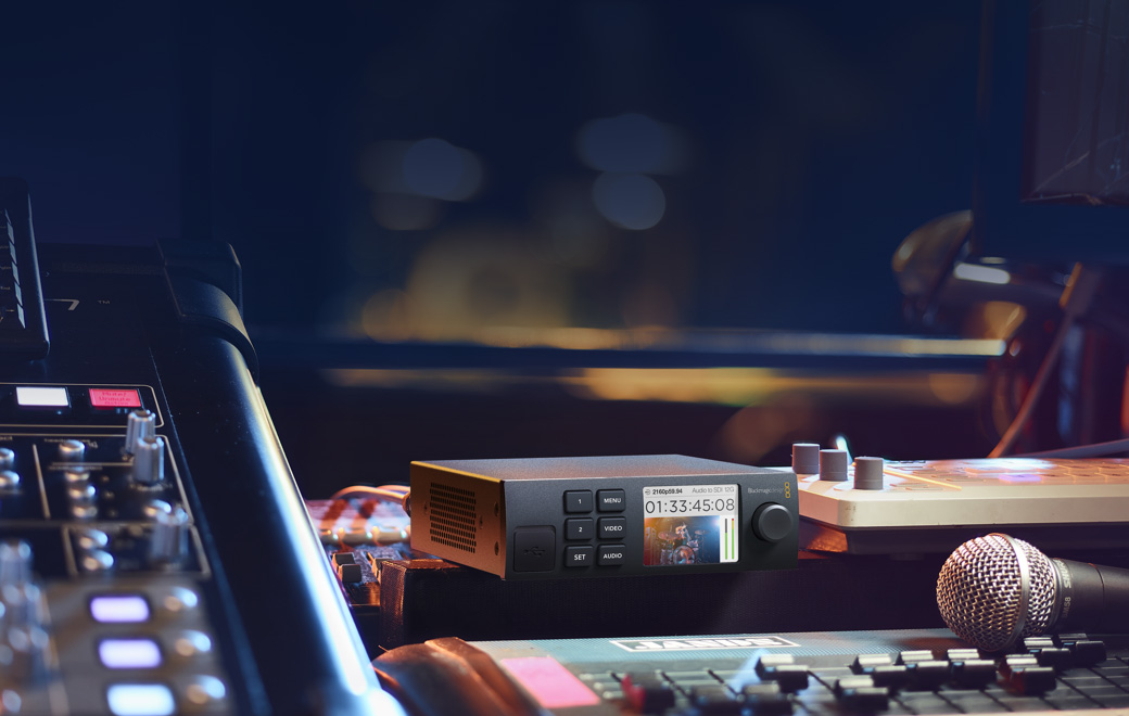 Teranex Mini XLR audio