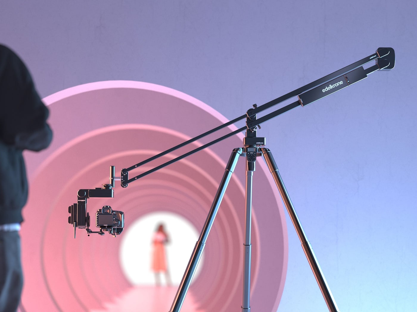 Jib und motorisierter Kopf in einem Set