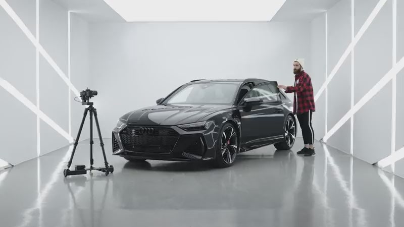 Filmische Bewegung im großen Maßstab.