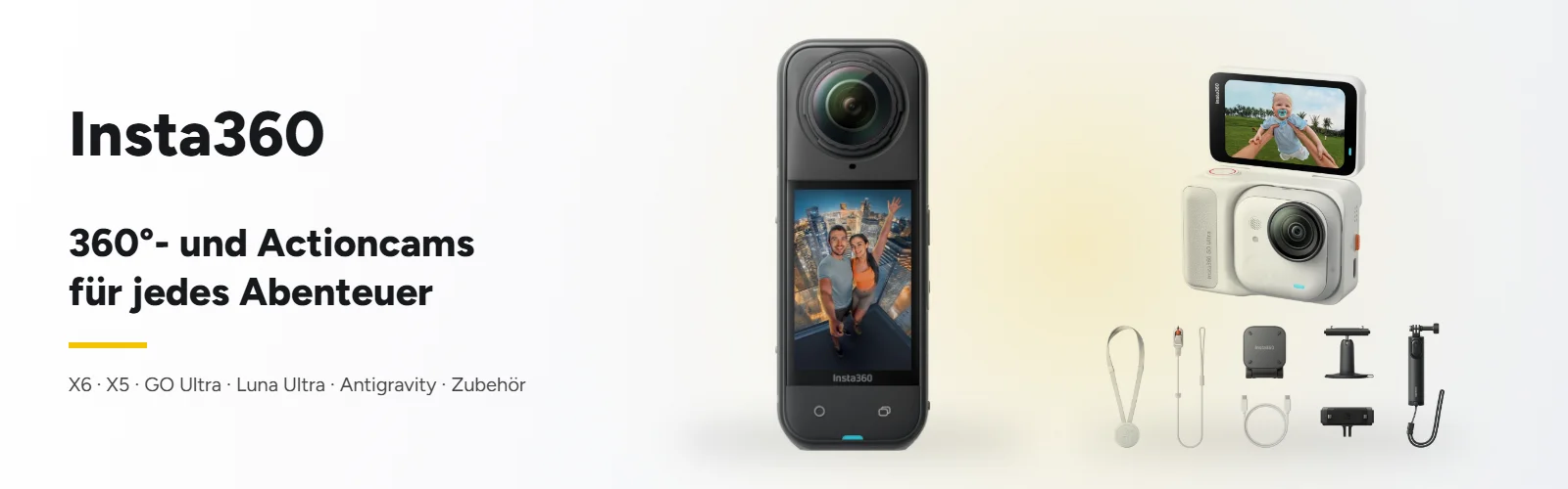 Insta360 – 360°- und Actionkameras