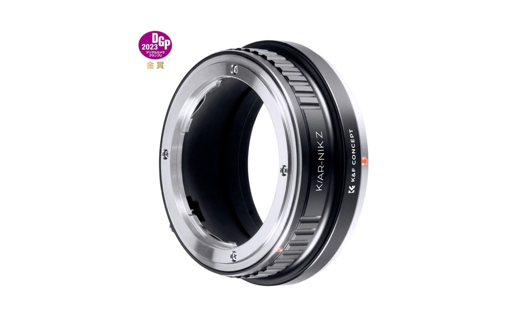 Objektive Konica AR an Kameras Nikon Z