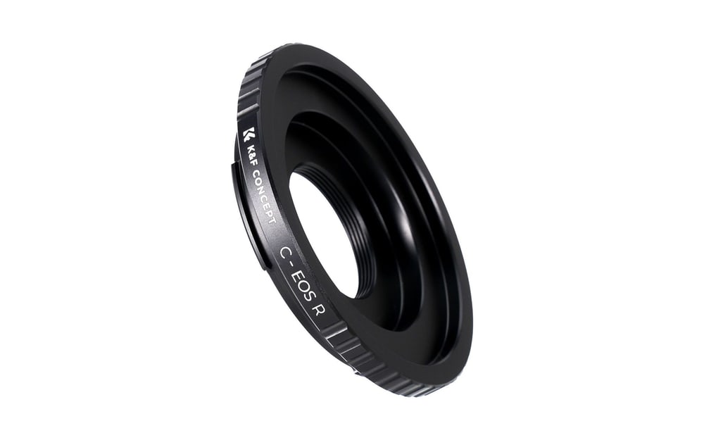 Objektive C-mount an Kameras Canon RF