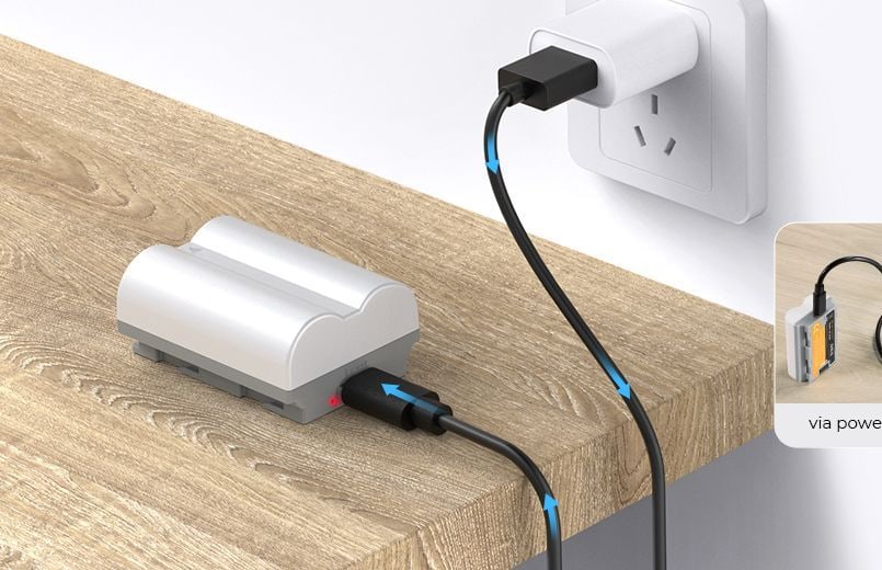 Laden über USB-C