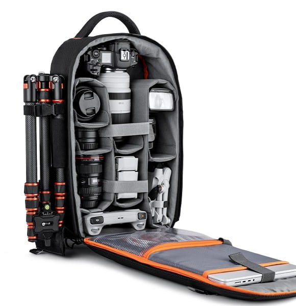 Ein Rucksack für die ganze Ausrüstung