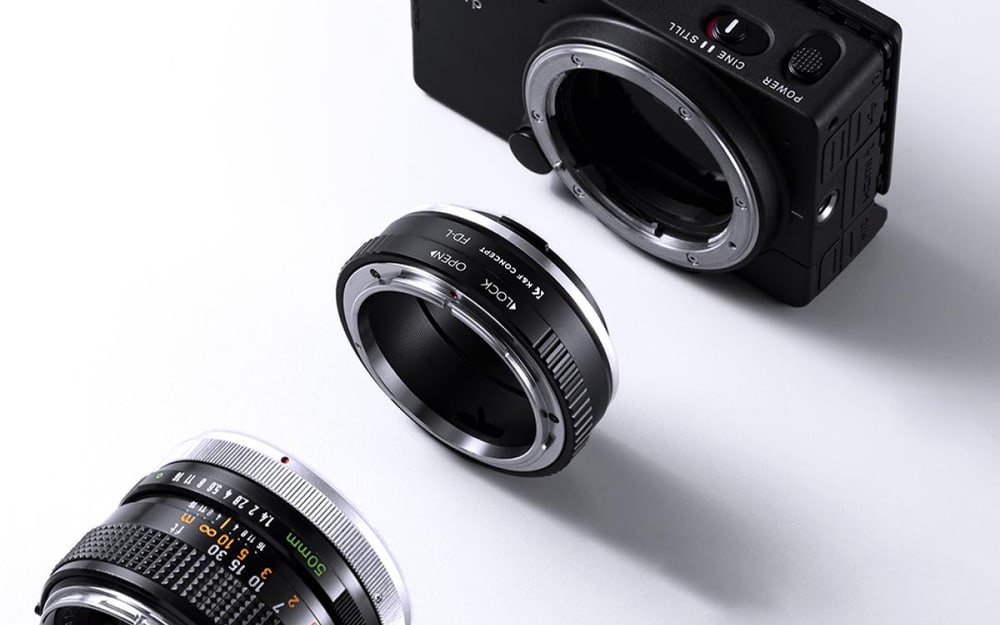 Canon FD-Objektive an L-Mount-Kameras