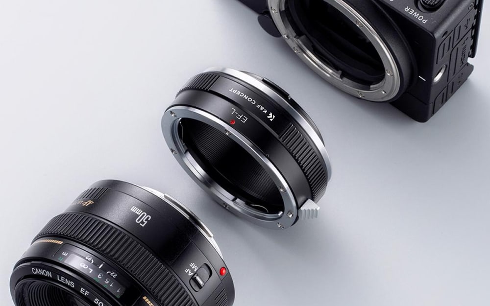 Canon EF-Objektive an L-Mount-Kameras