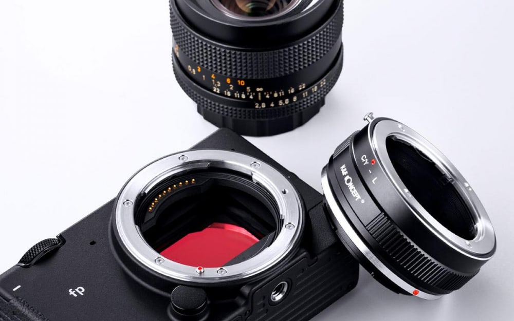 Contax/Yashica-Objektive an L-Mount-Kameras