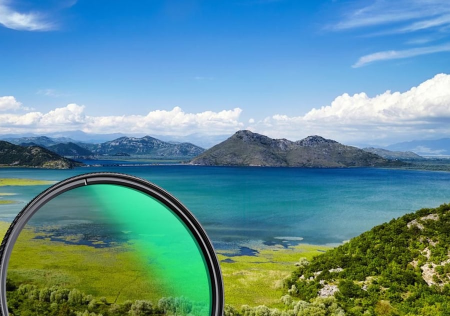 Ohne Spiegelungen, mit satteren Farben