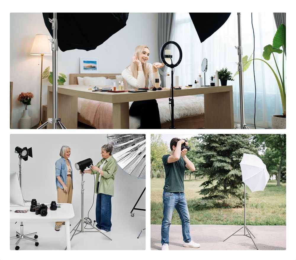 Im Studio und im Freien