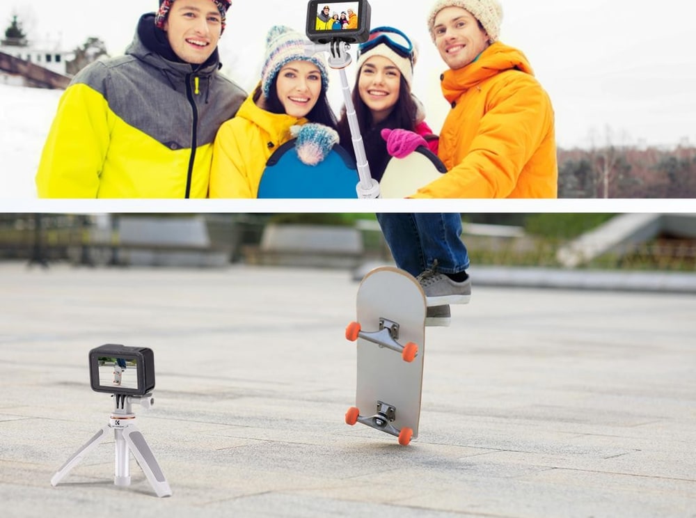Stativ und Selfie-Stick