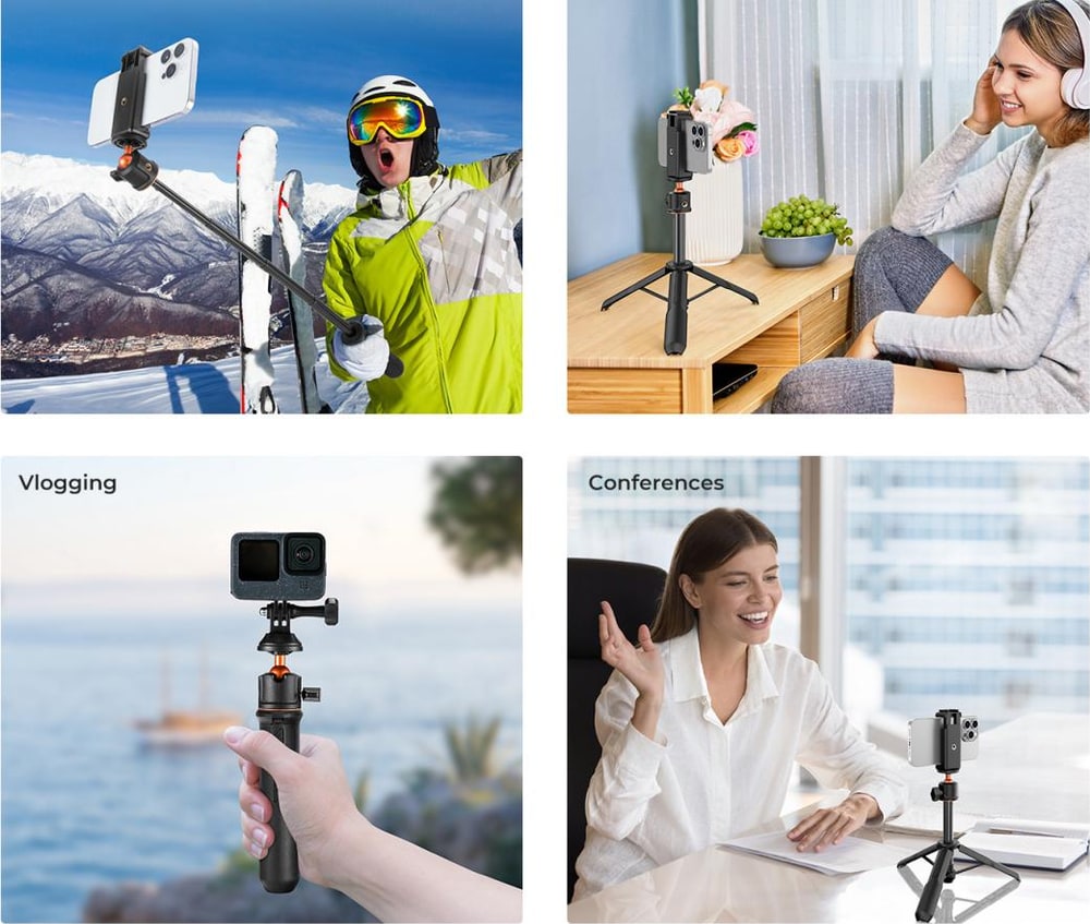 Für Reisen, Vlogs und Meetings