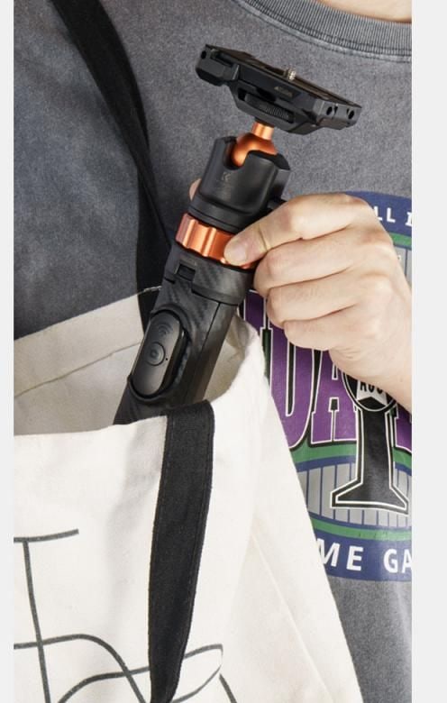 Zusammengeklappt in die Tasche