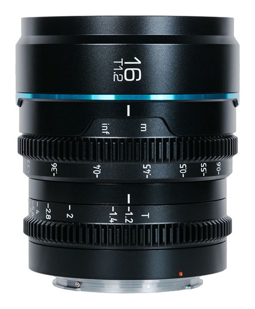 Sirui Nightwalker 16 mm T1,2 S35 manuelles Cine-Objektiv (L-Mount, Schwarz)