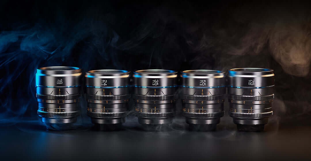 Sirui Nightwalker 75 mm T1,2 S35 manuelles Cine-Objektiv (Fujifilm X, Schwarz) – Ein einheitliches Set