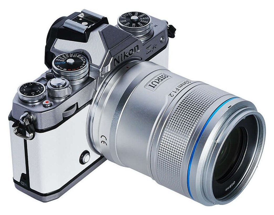 Sirui Sniper 33mm F1,2 APS-C AF Objektiv, Nikon Z, Silber – Ausführung Silber: Aluminiumlegierung