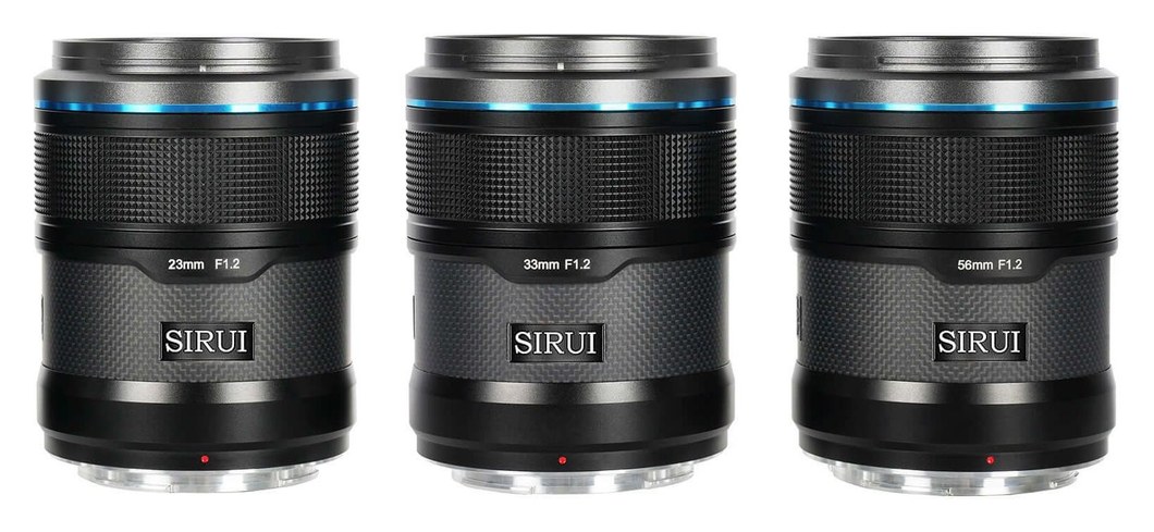 Sirui Sniper 23/33/56mm F1,2 APS-C AF 3er-Objektivset, Sony E, Schwarz – Ähnliche Maße und ähnliches Gewicht