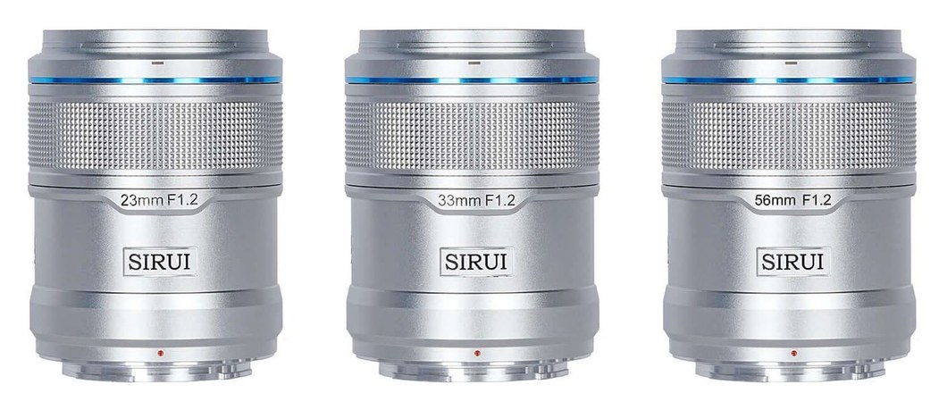 Sirui Sniper 23/33/56mm F1,2 APS-C AF 3er-Objektivset, Fuji X, Silber – Ähnliche Maße und ähnliches Gewicht