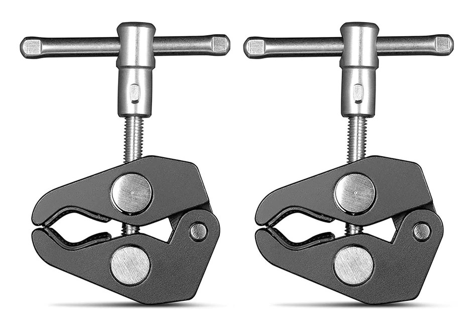 Super Clamp with 1/4″ and 3/8″ Thread (2pcs Pack)
