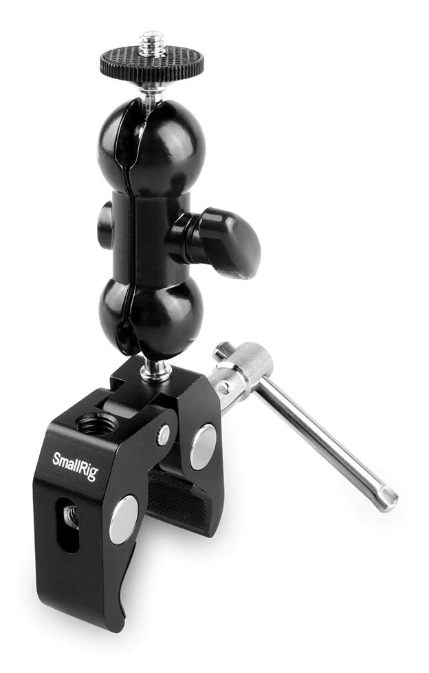 Multi-function Double BallHead with Clamp & 1/4″ Screw 1138