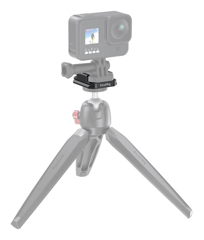 Buckle Adapter with Arca Quick Release Plate for GoPro Cameras