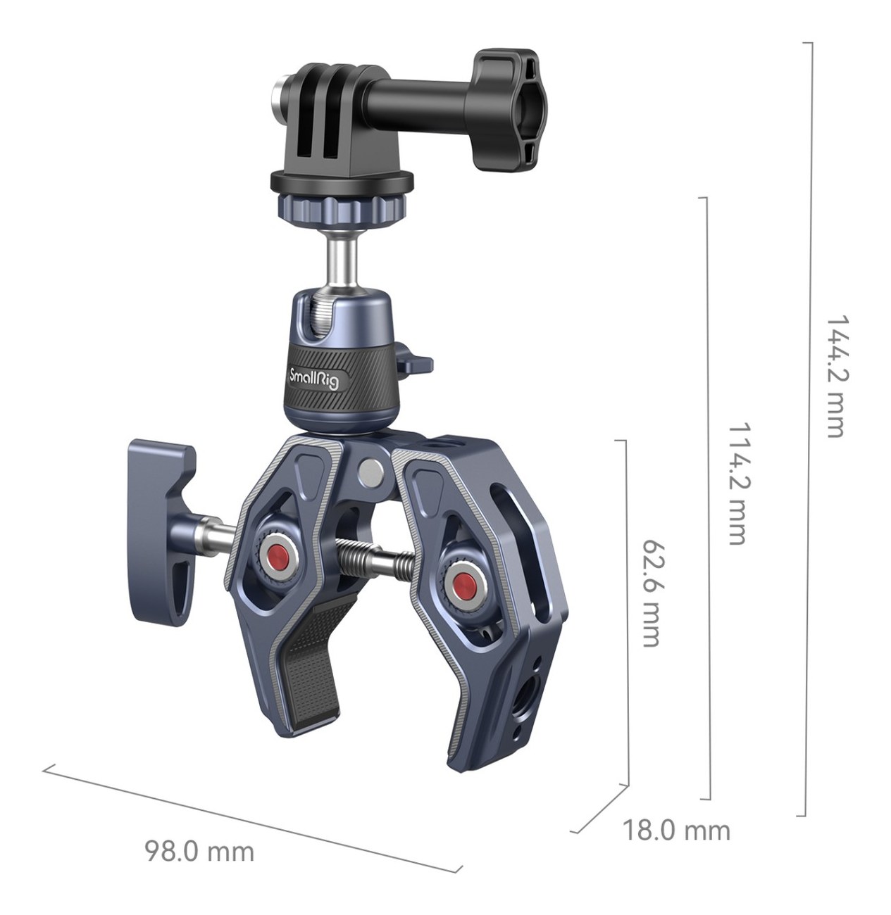 Super Clamp Kameramontageklemme mit 360° Kugelkopf 4102