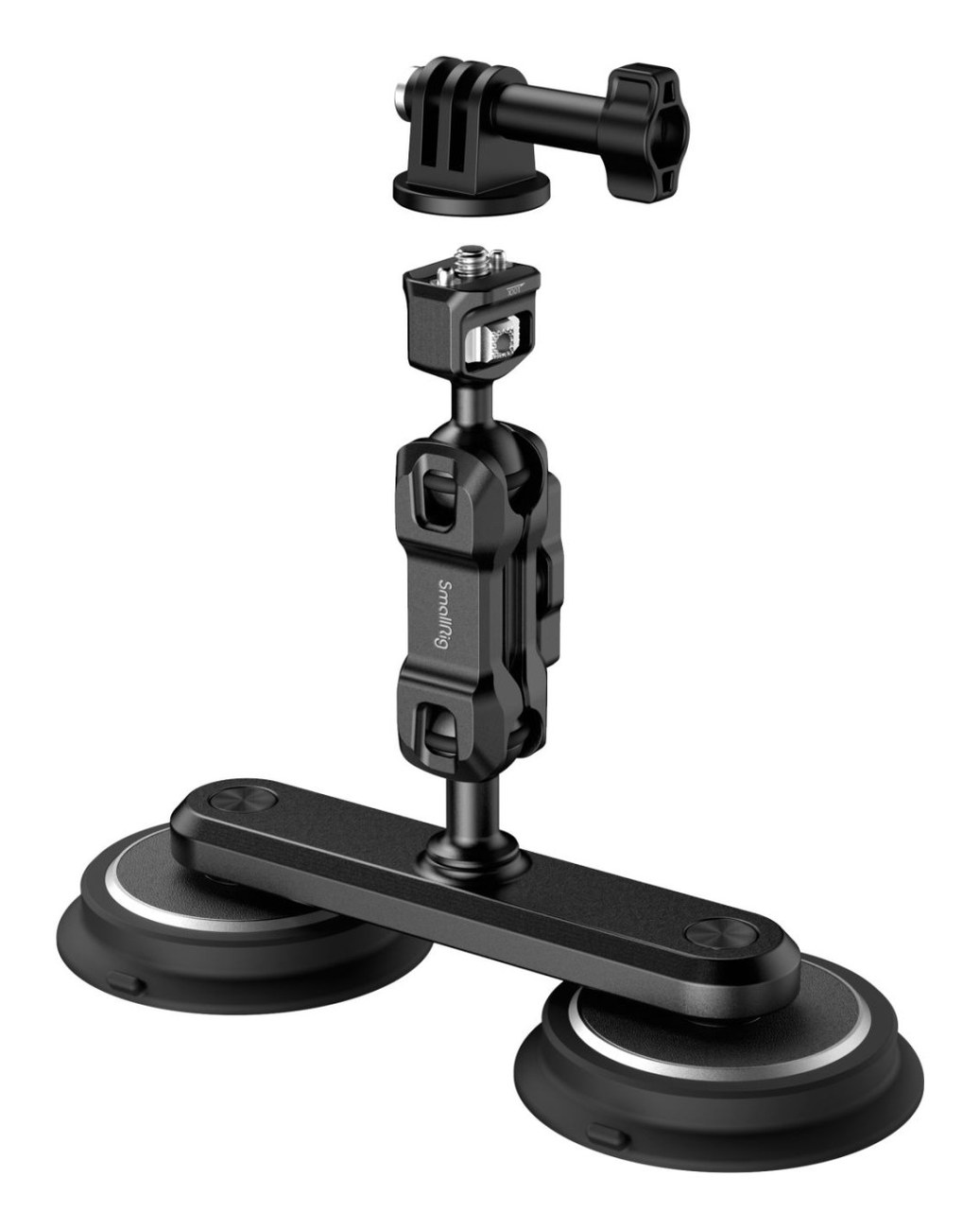Dual Magnetic Suction Cup Mounting Support Kit for Action Cameras