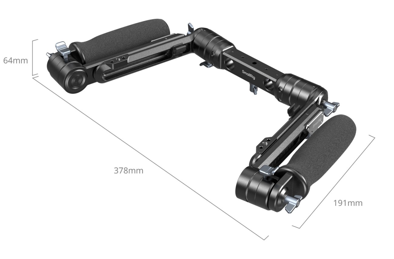 Shoulder Rig Dual-Handle for 15mm LWS Rods