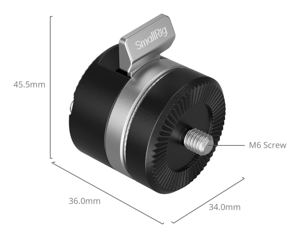 Rotatable ARRI-Style Rosette Adapter