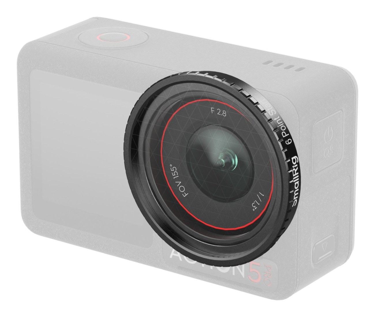 Attachable Star Cross Filter (6 Points) for DJI Osmo Action 5 Pro / 4