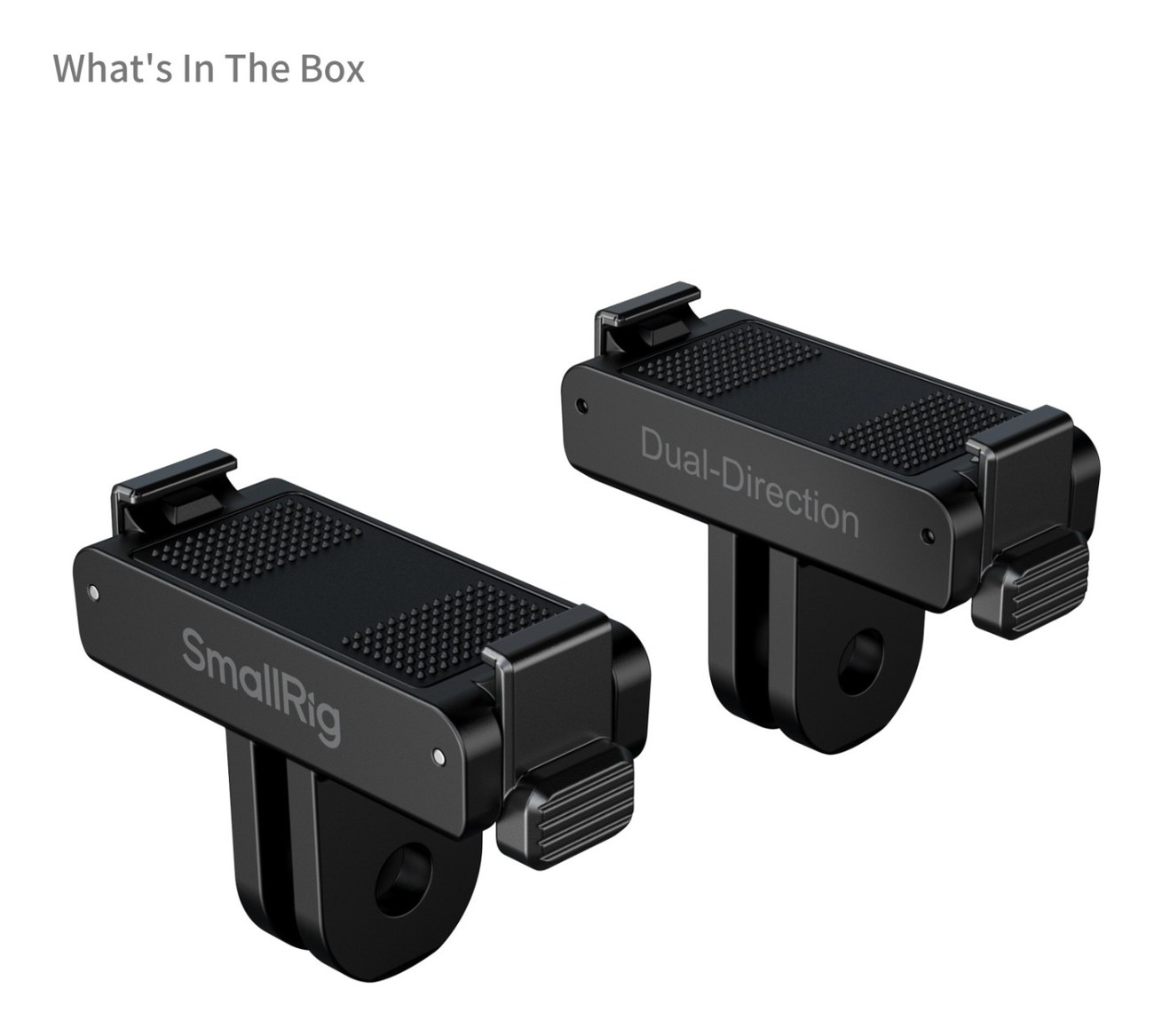Bidirectional Quick Release Adapter Support with 2-Prong Mount