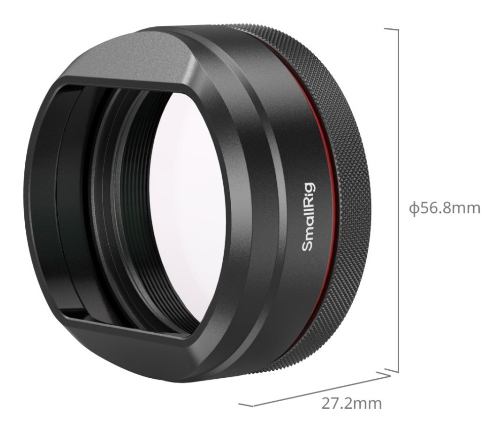 UV Filter with Lens Hood Kit for FUJIFILM X100VI / X100V (Black)